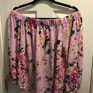 Size Medium, Off the Shoulder Boho Blouse from Express